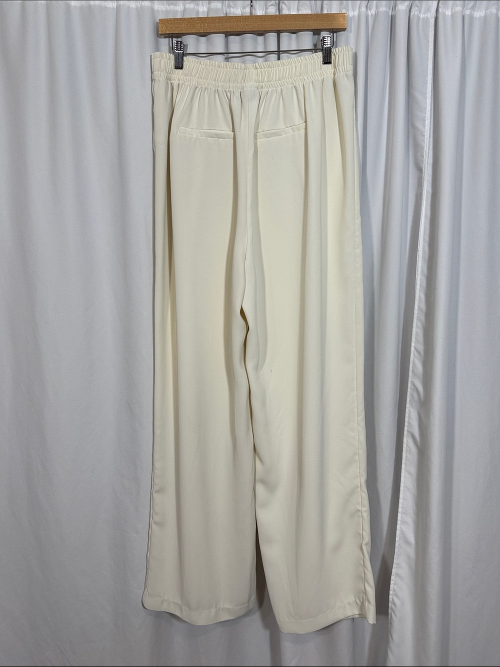 a new day Cream Wide Leg Drawstring Pants - Picture 3 of 6